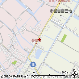 福岡県柳川市吉富町203-1周辺の地図