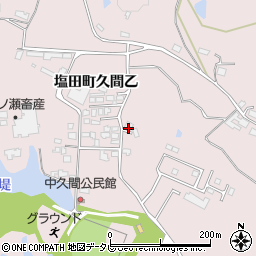 佐賀県嬉野市塩田町大字久間乙1894周辺の地図