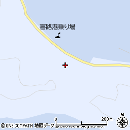 愛媛県宇和島市日振島3310周辺の地図