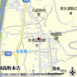 福岡県みやま市瀬高町本吉137周辺の地図