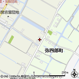 福岡県柳川市吉富町320周辺の地図