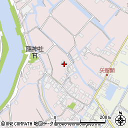 福岡県柳川市矢留本町437-4周辺の地図