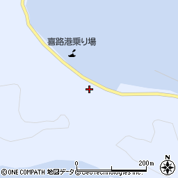 愛媛県宇和島市日振島3317周辺の地図