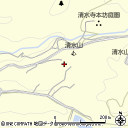 清水山荘周辺の地図