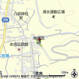 福岡県みやま市瀬高町本吉887周辺の地図