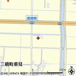 福岡県柳川市三橋町垂見1811周辺の地図