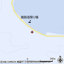 愛媛県宇和島市日振島3312周辺の地図