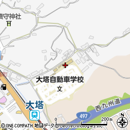 大塔自動車学校周辺の地図