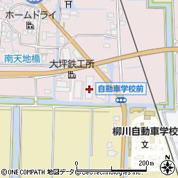 福岡県柳川市大和町徳益716周辺の地図