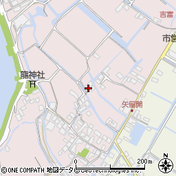 福岡県柳川市矢留本町280周辺の地図