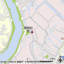 福岡県柳川市矢留本町432周辺の地図