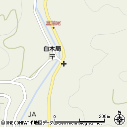 福岡県八女市立花町白木1459-1周辺の地図