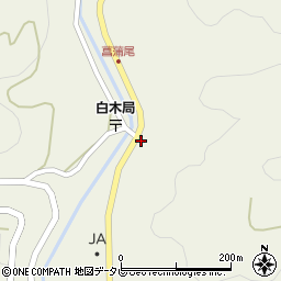 福岡県八女市立花町白木1459周辺の地図