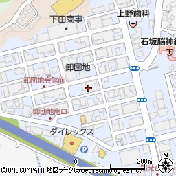 長崎県佐世保市卸本町周辺の地図