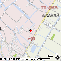 福岡県柳川市矢留本町264周辺の地図