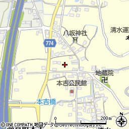 福岡県みやま市瀬高町本吉122周辺の地図