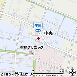 佐賀県白石町（杵島郡）中央周辺の地図
