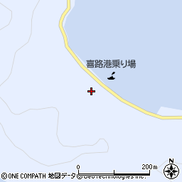 愛媛県宇和島市日振島3222周辺の地図