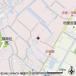 福岡県柳川市矢留本町267周辺の地図