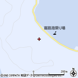 愛媛県宇和島市日振島3209周辺の地図