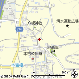 福岡県みやま市瀬高町本吉1010周辺の地図