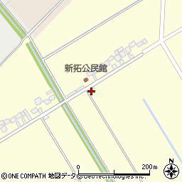 佐賀県杵島郡白石町新拓1213周辺の地図