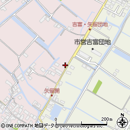 福岡県柳川市矢留本町261周辺の地図