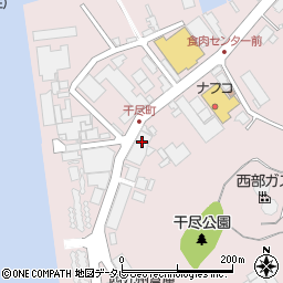 九州紙商事株式会社　佐世保支店周辺の地図