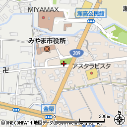 福岡県みやま市瀬高町小川25周辺の地図