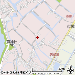 福岡県柳川市矢留本町284周辺の地図