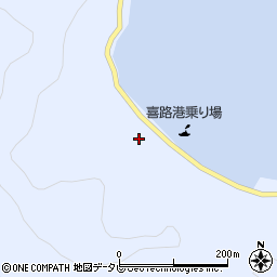 愛媛県宇和島市日振島3204周辺の地図