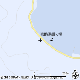 愛媛県宇和島市日振島3201周辺の地図