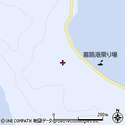 愛媛県宇和島市日振島3112周辺の地図