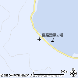 愛媛県宇和島市日振島3129周辺の地図