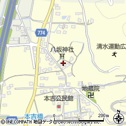 福岡県みやま市瀬高町本吉1015周辺の地図
