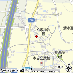 福岡県みやま市瀬高町本吉31周辺の地図