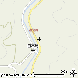 福岡県八女市立花町白木1445周辺の地図