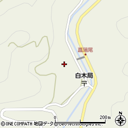 福岡県八女市立花町白木5956-2周辺の地図