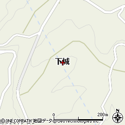 熊本県阿蘇郡小国町下城周辺の地図