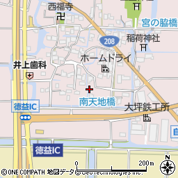 福岡県柳川市大和町徳益673周辺の地図
