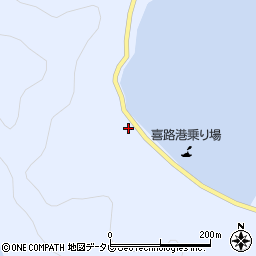 愛媛県宇和島市日振島3089周辺の地図