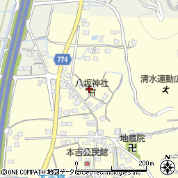 福岡県みやま市瀬高町本吉1030周辺の地図