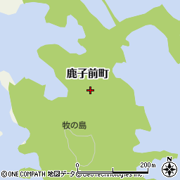 牧島周辺の地図