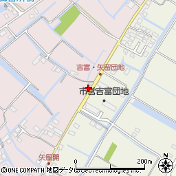 福岡県柳川市矢留本町259周辺の地図