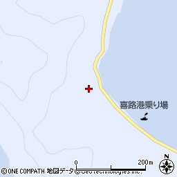 愛媛県宇和島市日振島3076周辺の地図