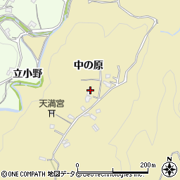 大分県大分市下判田中の原周辺の地図