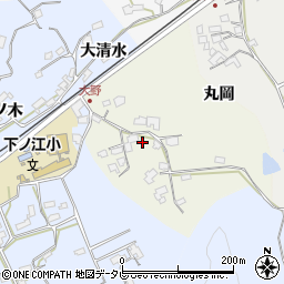 大分県臼杵市丸岡周辺の地図
