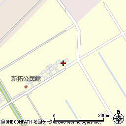 佐賀県杵島郡白石町新拓1458周辺の地図