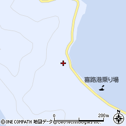 愛媛県宇和島市日振島3073周辺の地図