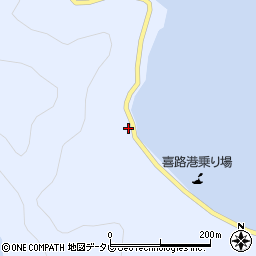 愛媛県宇和島市日振島3069周辺の地図